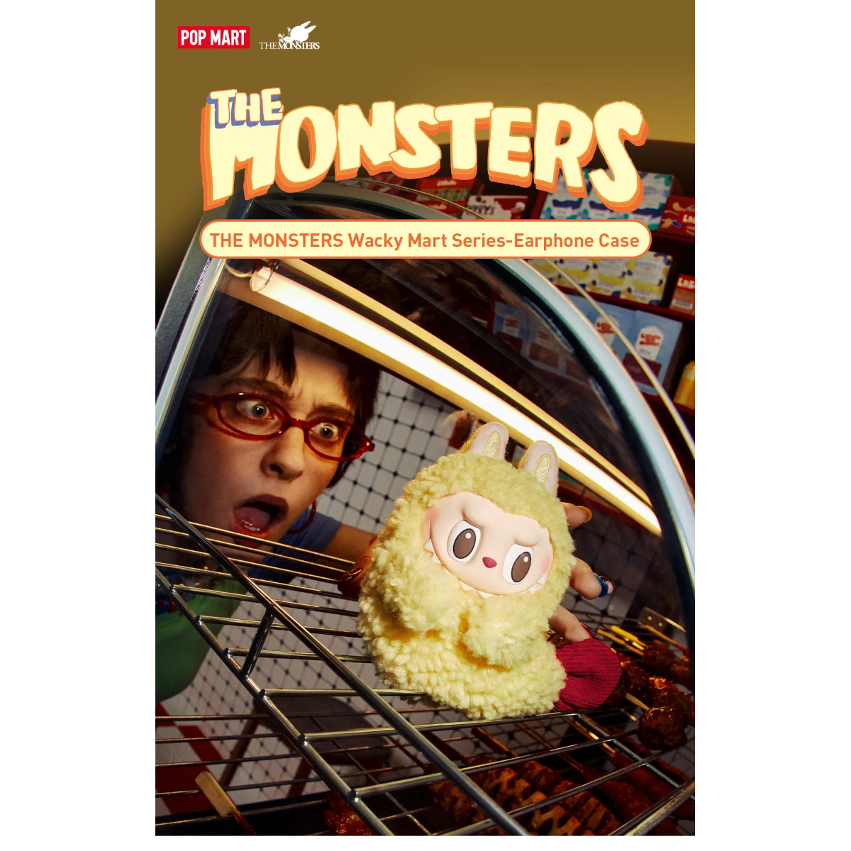 THE MONSTERS - Wacky Mart Series Earphone Case - Shrimp Tempura THE MONSTERS - Wacky Mart Series Earphone Case - Shrimp Tempura