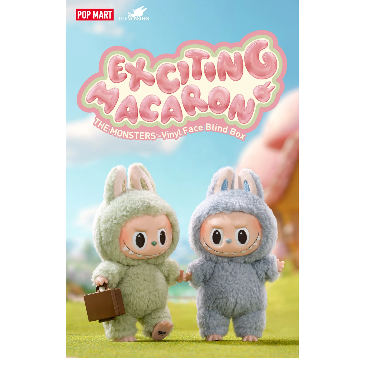 THE MONSTERS - Labubu V1 - Exciting Macaron Vinyl Plush Pendant THE MONSTERS - Labubu V1 - Exciting Macaron Vinyl Plush Pendant