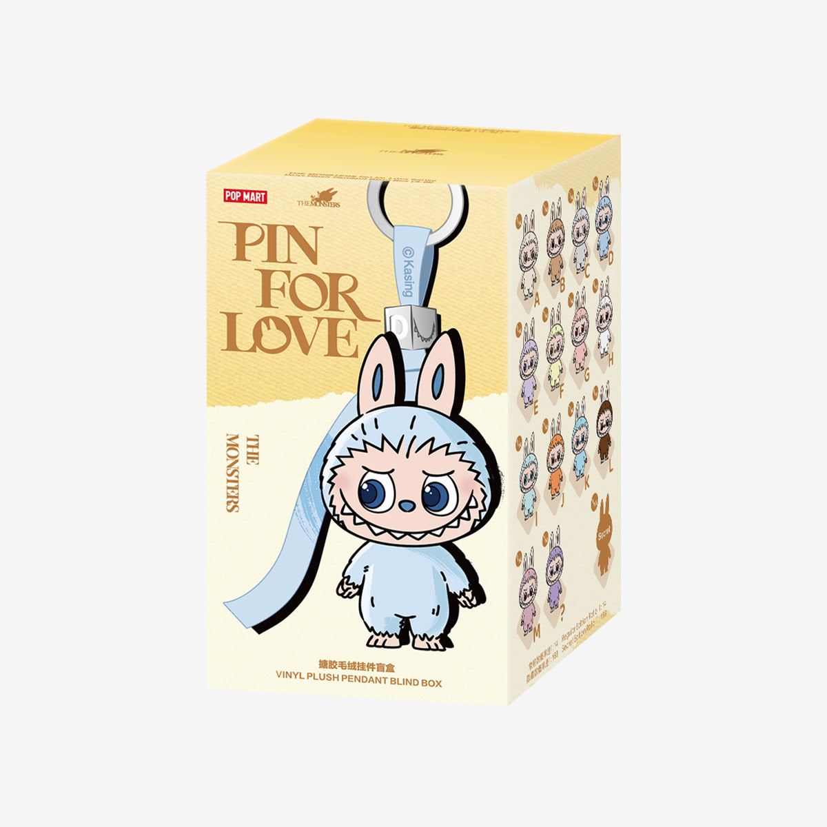 THE MONSTERS - Labubu V4 - Pin For Love Vinyl Plush Pendant A-M (Blind Box)