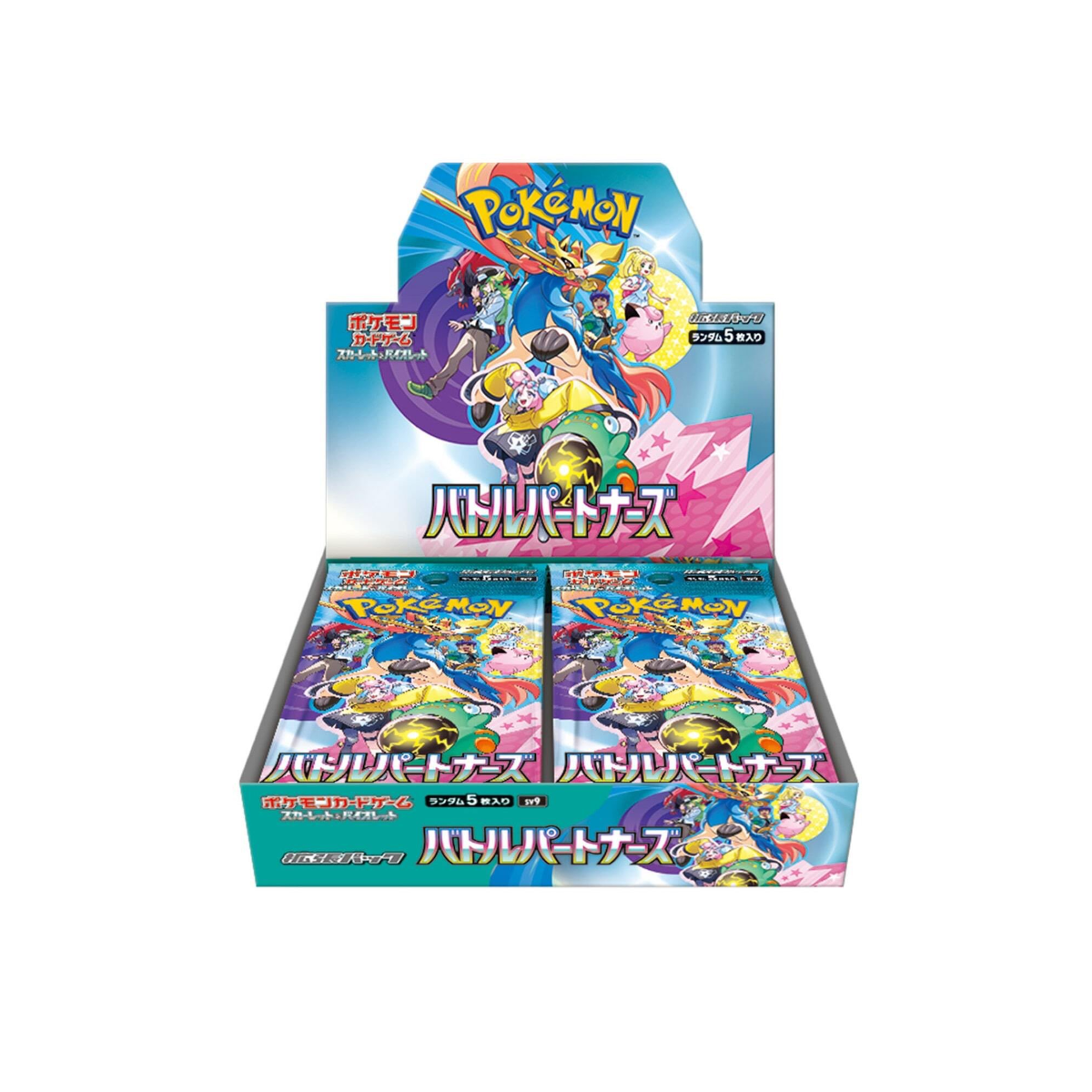 battle partners booster box with promo SV9 Japanese Pokemon Card Cards vary by pack Pokemon Card Game Scarlet &