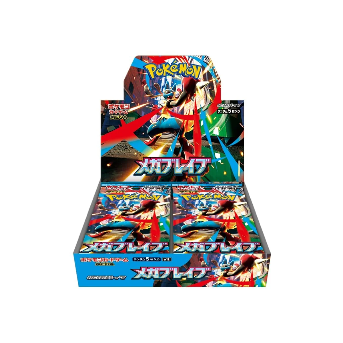 JP] Pokemon Mega Brave M1L Booster Box - Mega Series