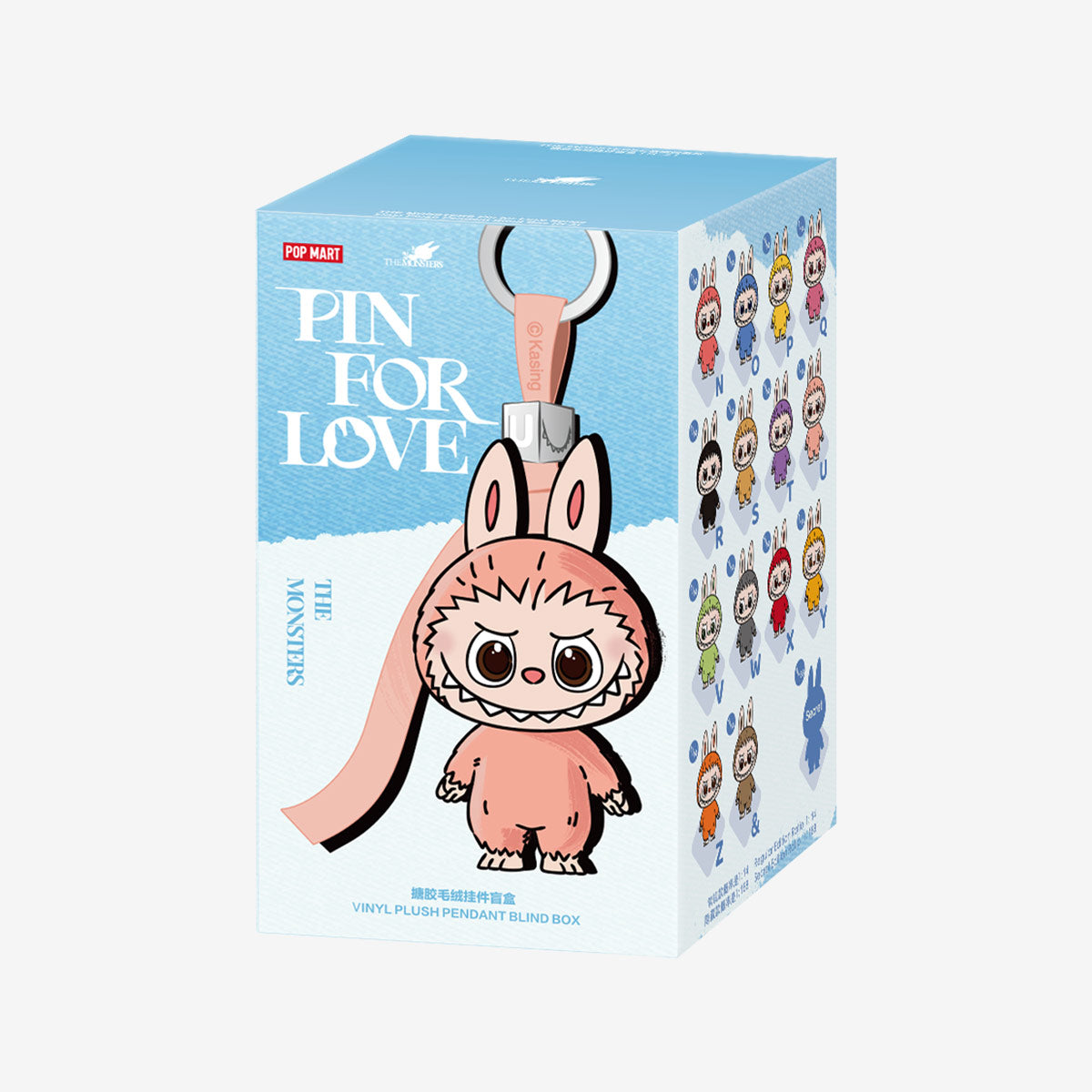 THE MONSTERS - Labubu V4 - Pin For Love Vinyl Plush Pendant N-Z (Blind Box)