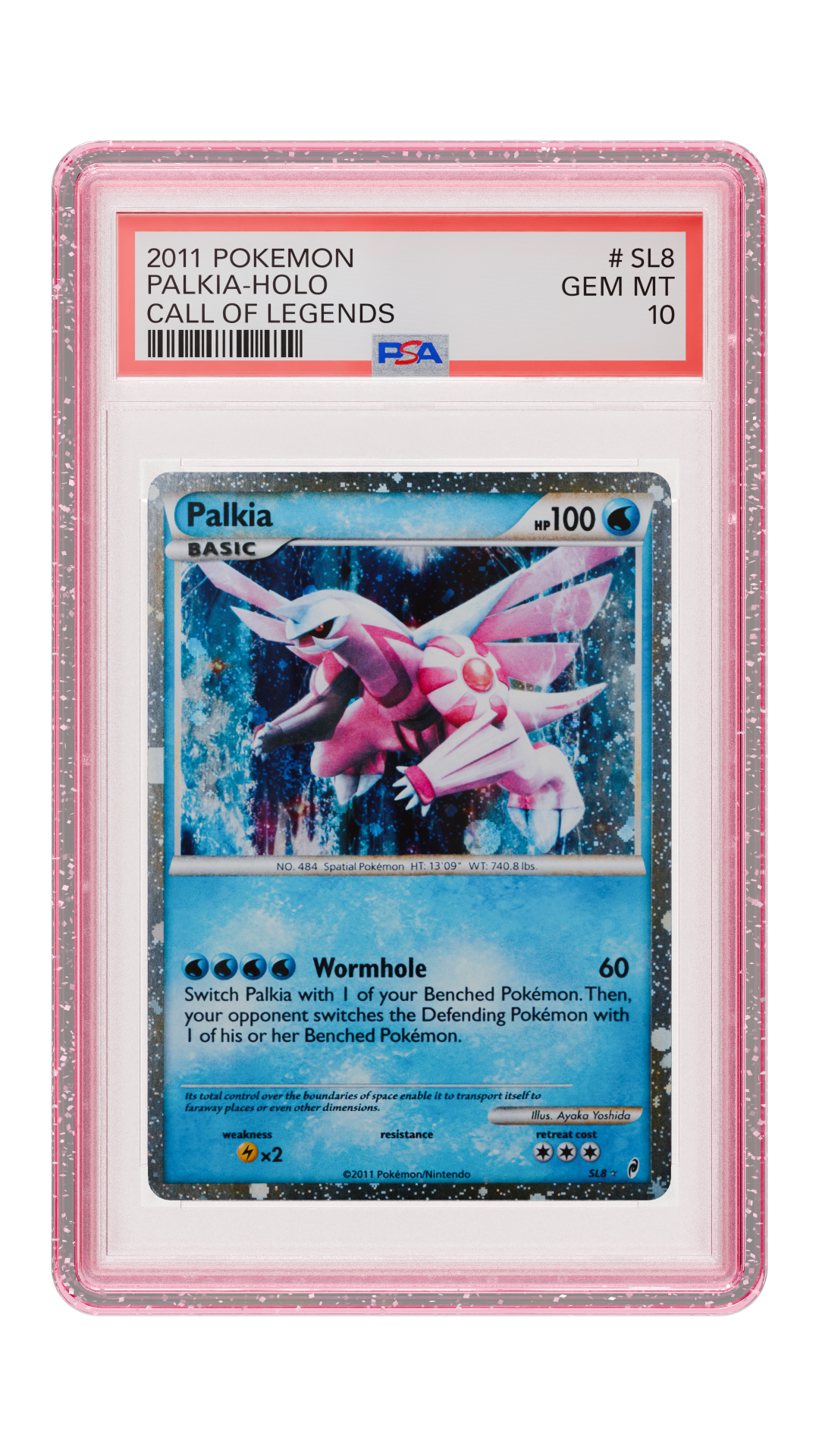 GradedGuard Pink Glitter Limited Edition Protector Case - PSA