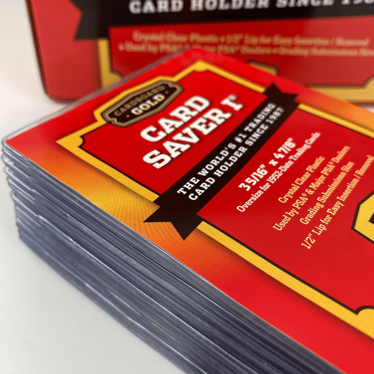 Cardboard Gold Card Saver 1 - 50 Count Pack