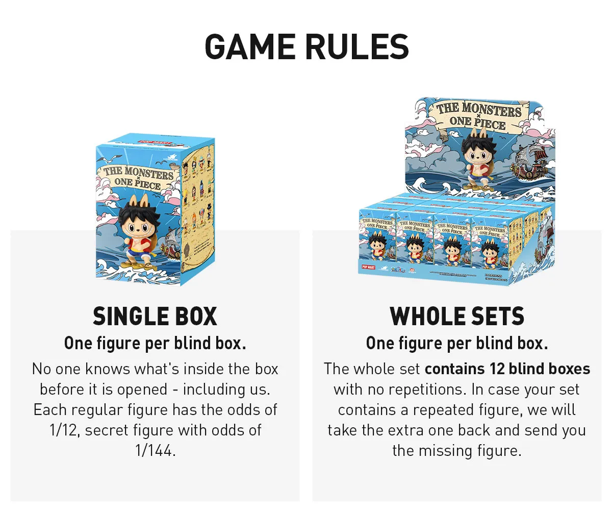 THE MONSTER * One Piece Series Figures (Blind Box)