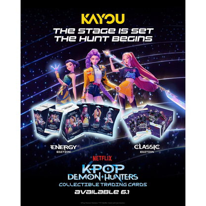[EN] KAYOU KPop Demon Hunters Collectible Trading Cards - Energy Edition - English