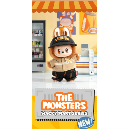 THE MONSTERS - Wacky Mart Manager Vinyl Plush Pendant - Labubu THE MONSTERS - Wacky Mart Manager Vinyl Plush Pendant - Labubu
