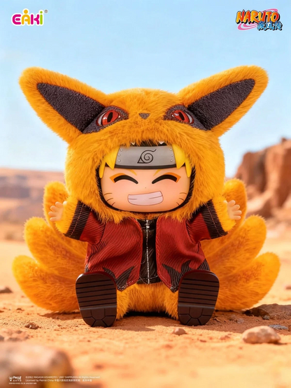 Naruto Cute Beast Party V2 Sitting Plush Keychain Gift Blind Box - Toptoy Eaki