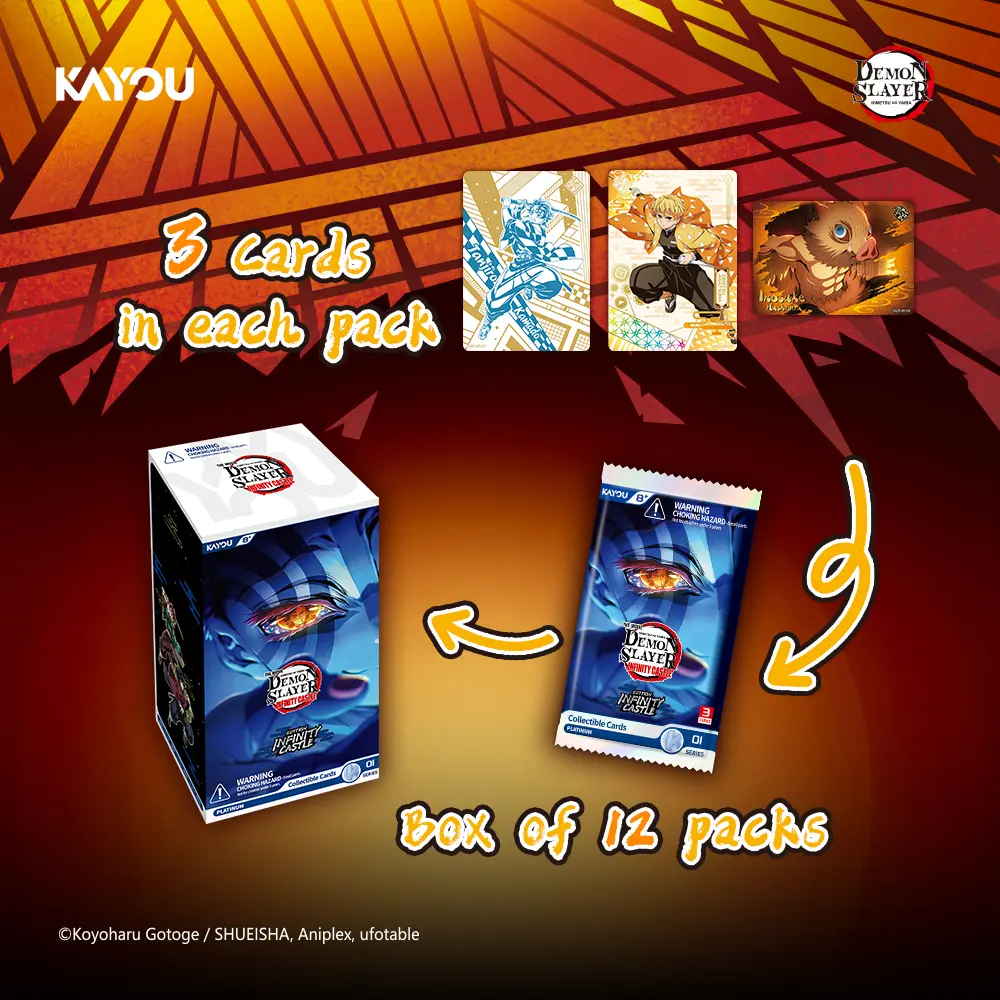 [EN] KAYOU Demon Slayer: Kimetsu no Yaiba - Collectible Trading Cards - Infinity Castle Edition - English