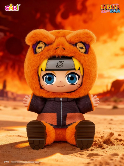 Naruto Cute Beast Party V2 Sitting Plush Keychain Gift Blind Box - Toptoy Eaki