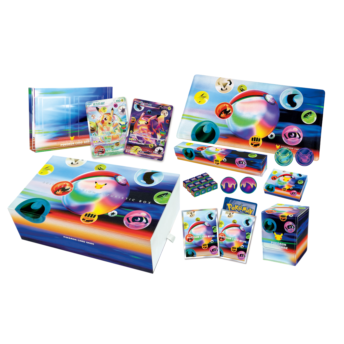 [CN] Pokémon 30th Celebration Futuristic Box - Simplified Chinese