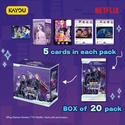 [EN] KAYOU KPop Demon Hunters Collectible Trading Cards - Classic Edition - English