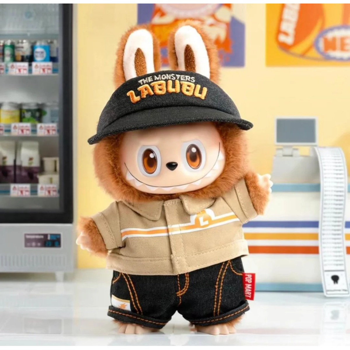 THE MONSTERS - Wacky Mart Manager Vinyl Plush Pendant - Labubu