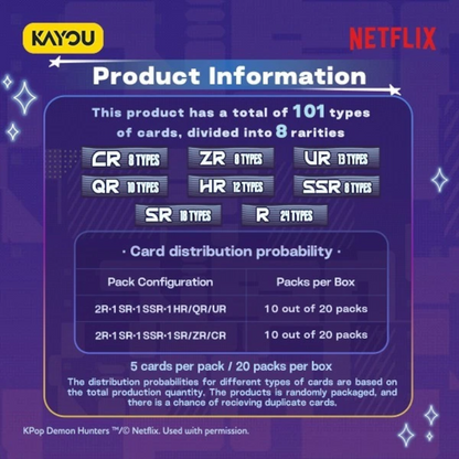 [EN] KAYOU KPop Demon Hunters Collectible Trading Cards - Classic Edition - English