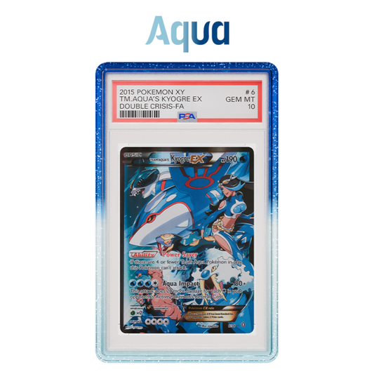 GradedGuard Aqua Glitter Limited Edition Protector Case - PSA