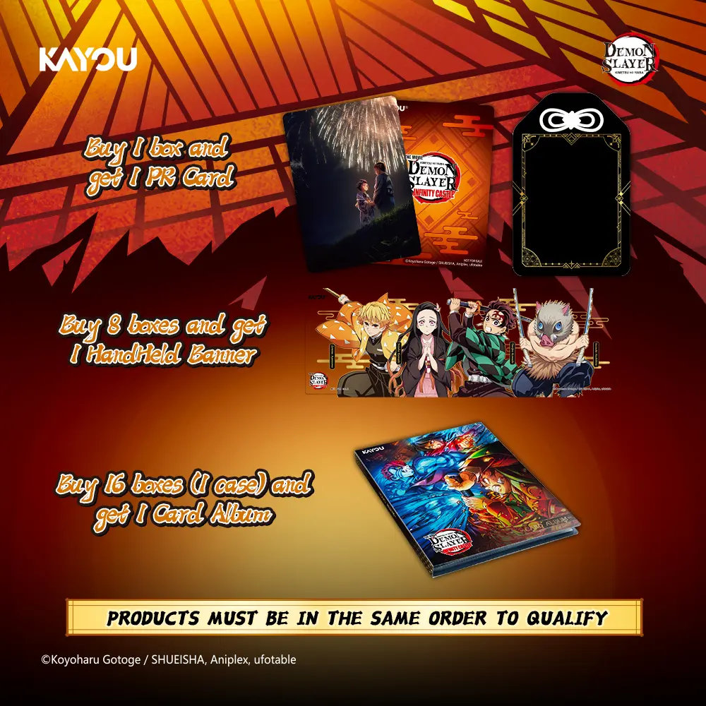 [EN] KAYOU Demon Slayer: Kimetsu no Yaiba - Collectible Trading Cards - Infinity Castle Edition - English