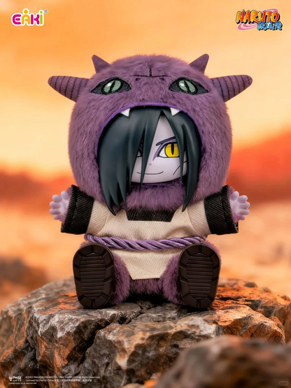 Naruto Cute Beast Party V2 Sitting Plush Keychain Gift Blind Box - Toptoy Eaki