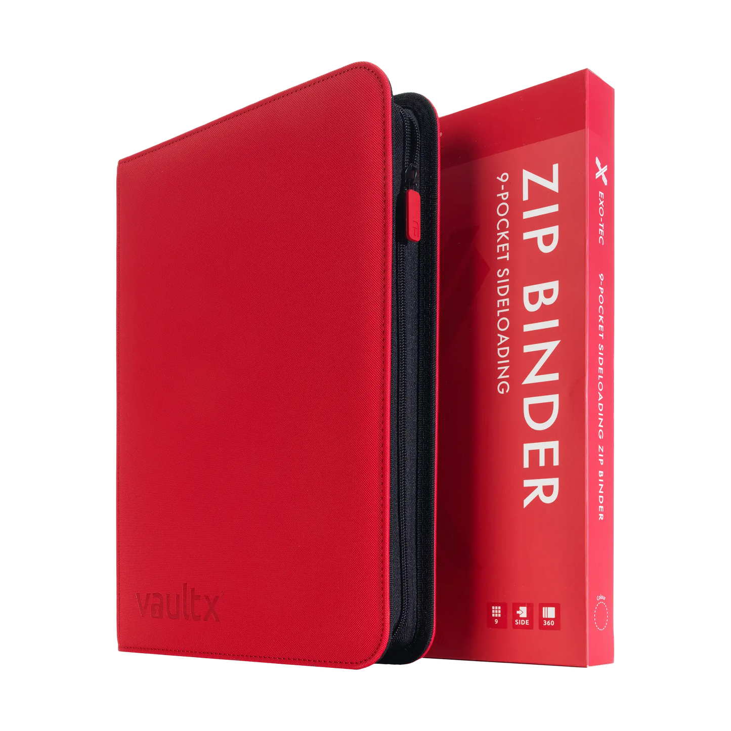 Vault X Exo-Tec Zip Binder - 9 Pocket