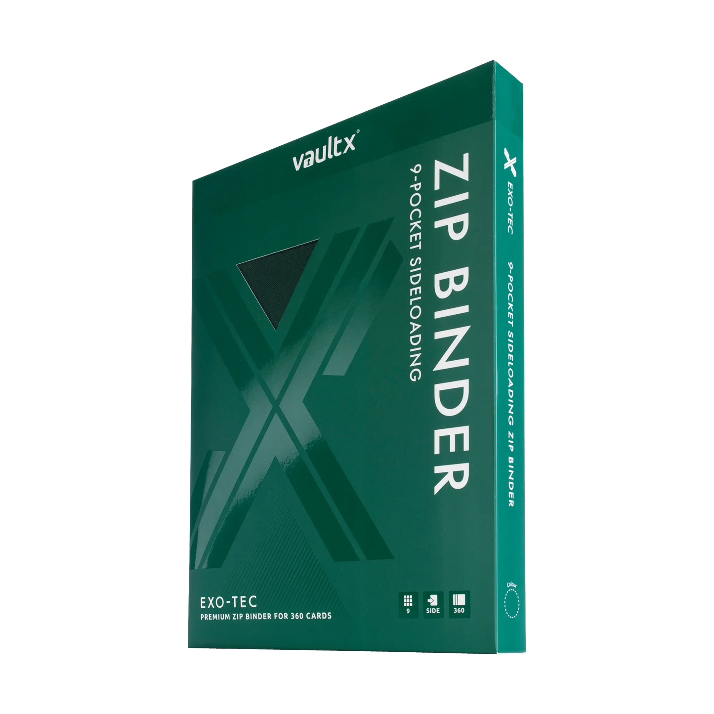 Vault X Exo-Tec Zip Binder - 9 Pocket