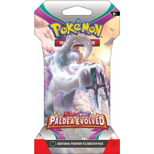 [EN] Pokemon Paldean Evolved SV02 Sleeve - Scarlet & Violet Series - English