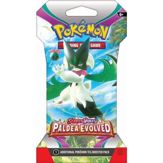 [EN] Pokemon Paldean Evolved SV02 Sleeve - Scarlet & Violet Series - English