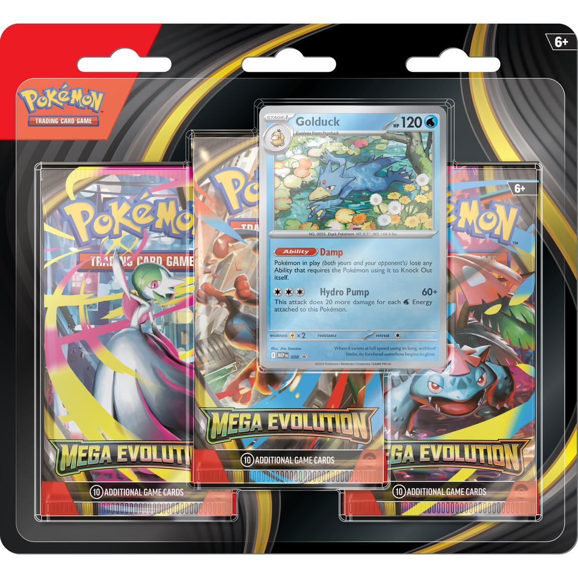 [EN] Pokémon Mega Evolution ME01 3 Pack BLister - Mega Series - English