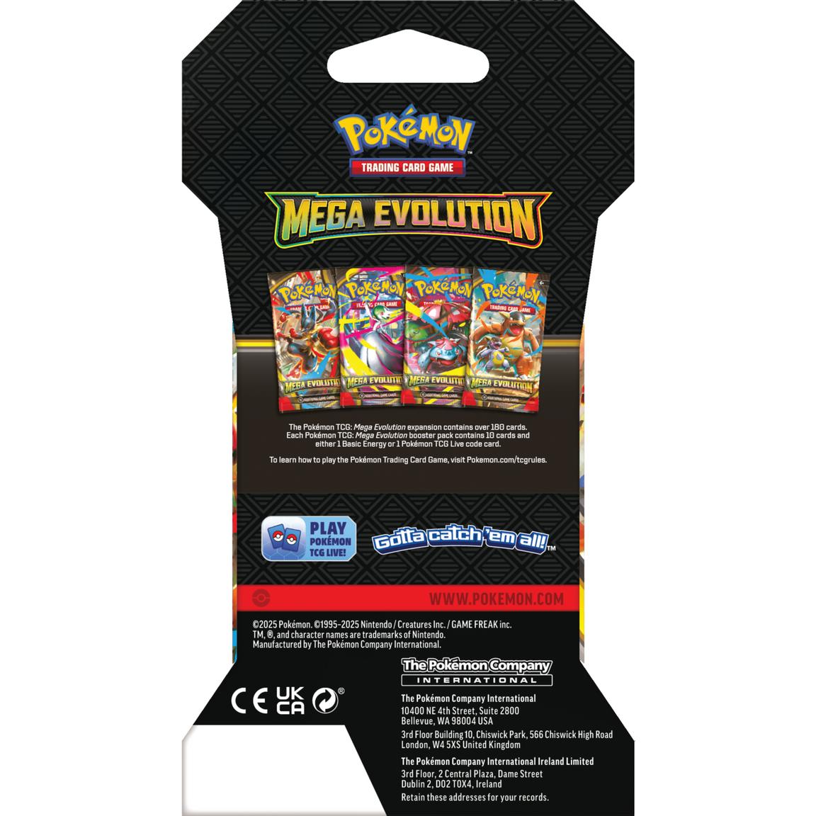 Pokemon Mega Evolution Booster Sleeved Pack Pokemon Mega Evolution Booster Sleeved Pack