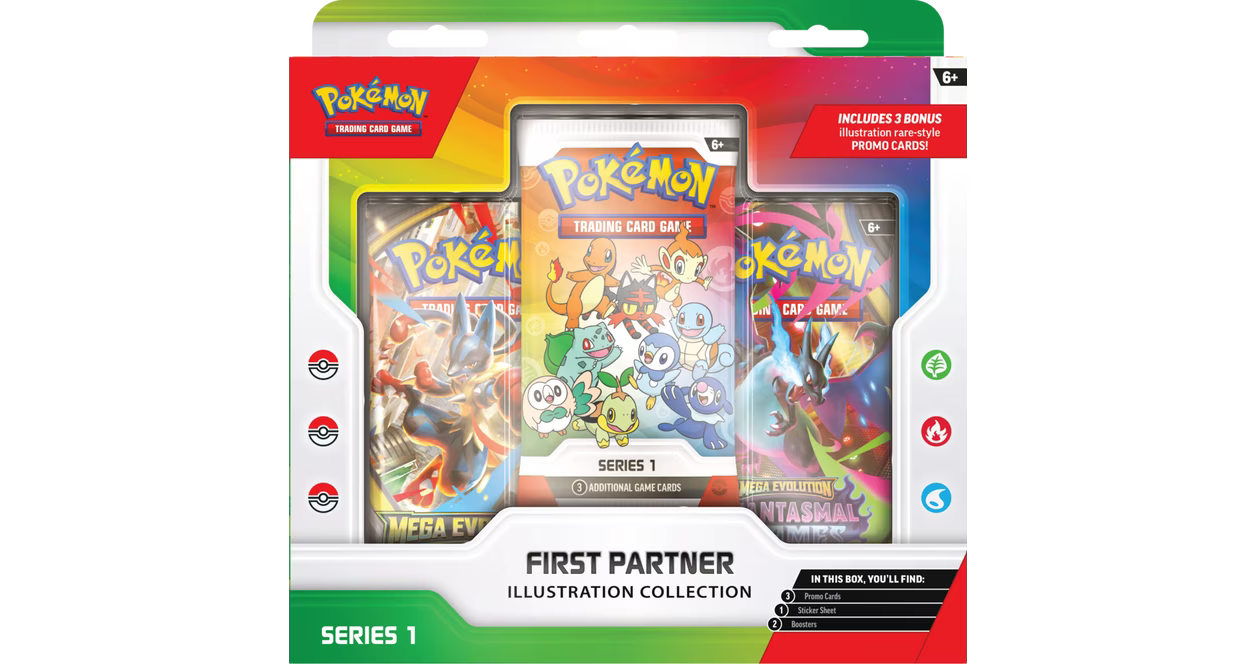 [EN] Pokémon First Partner Illustration Collection 2026 - Series 1 - English