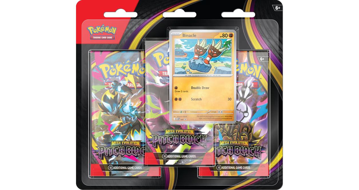 [EN] Pokémon Pitch Black ME05 3 Pack Blister - Mega Series - English