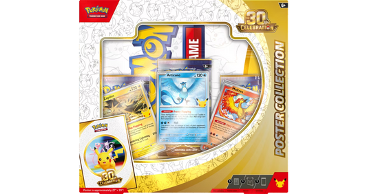 [EN] Pokémon 30th Celebration Poster Collection - Mega Series - English
