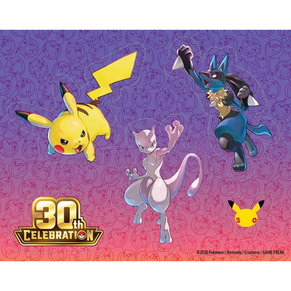 [EN] Pokémon 30th Celebration Tech Sticker Collection (Styles May Vary) - Mega Series - English