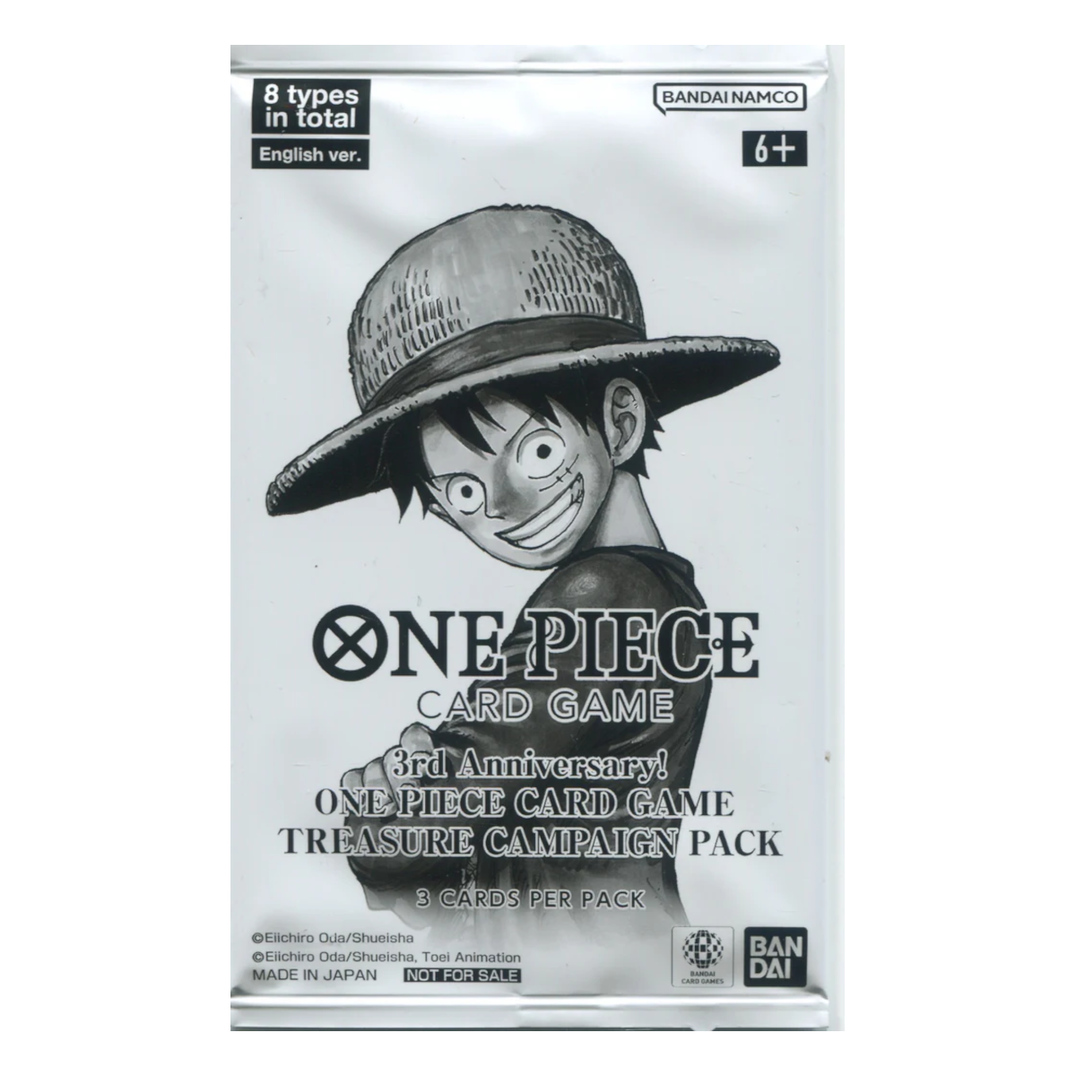 [EN] One Piece 3rd Anniversary Treasure Campaign Promo Pack - English