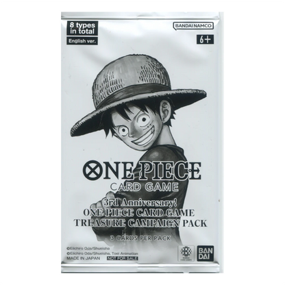[EN] One Piece 3rd Anniversary Treasure Campaign Promo Pack - English