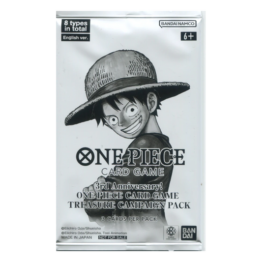 [EN] One Piece 3rd Anniversary Treasure Campaign Promo Pack - English