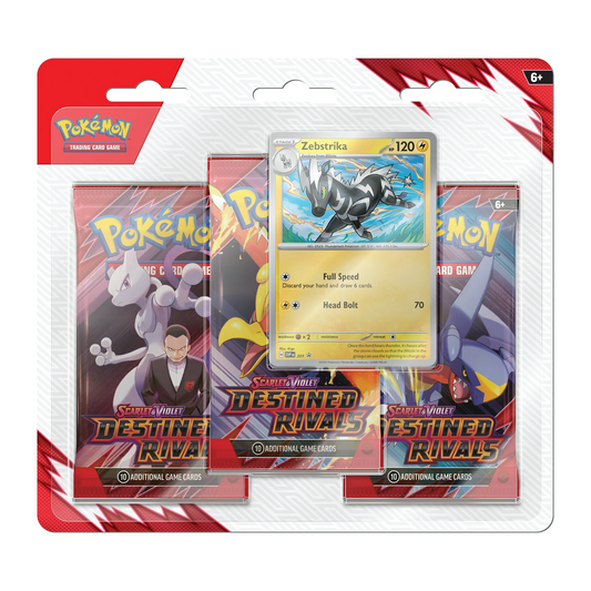 [EN] Pokémon Destined Rivals SV10 3 Pack Blister - Scarlet & Violet Series - English