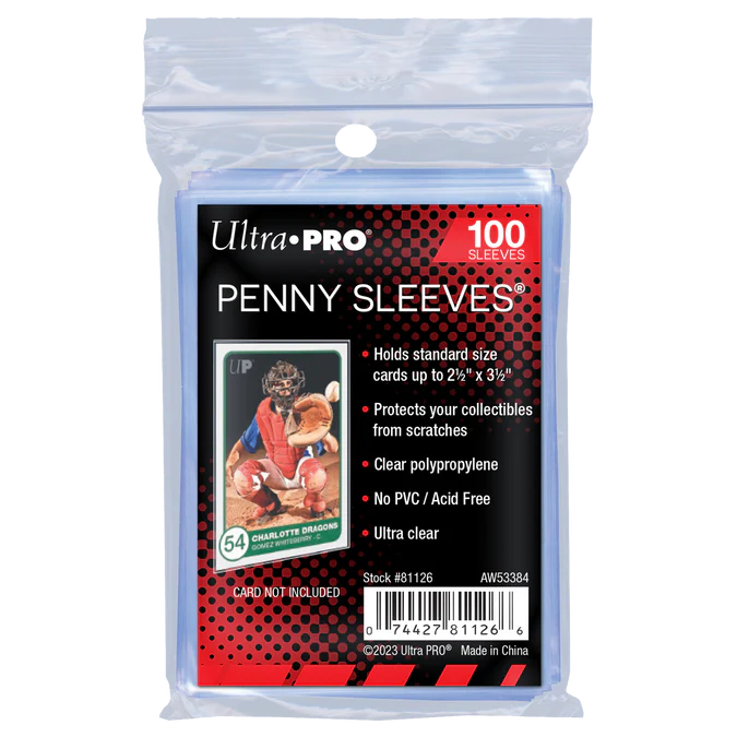 Ultra PRO Penny Sleeve - 100 Count - Standard Size Trading Cards
