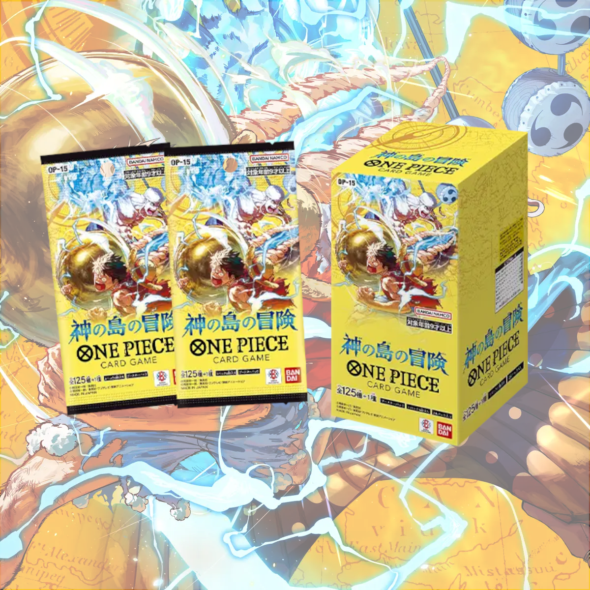 One Piece Japanese Booster Pack - OP-15 Adventure on Kami's Island One Piece Japanese Booster Pack - OP-15 Adventure on Kami's Island