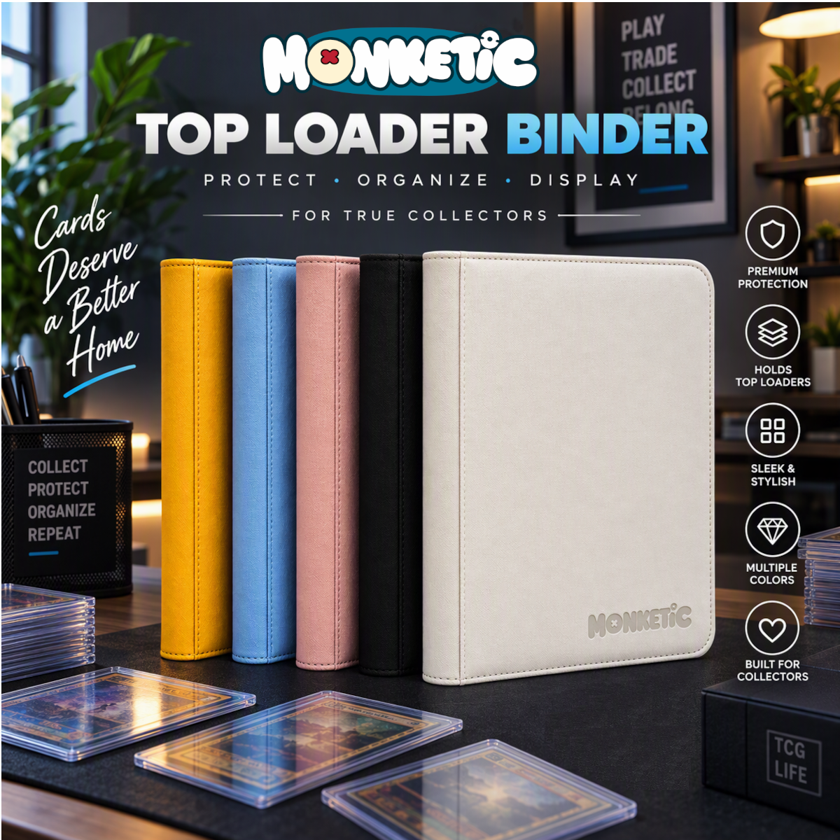 Monketic Top Loader Zip Binder - Special Edition
