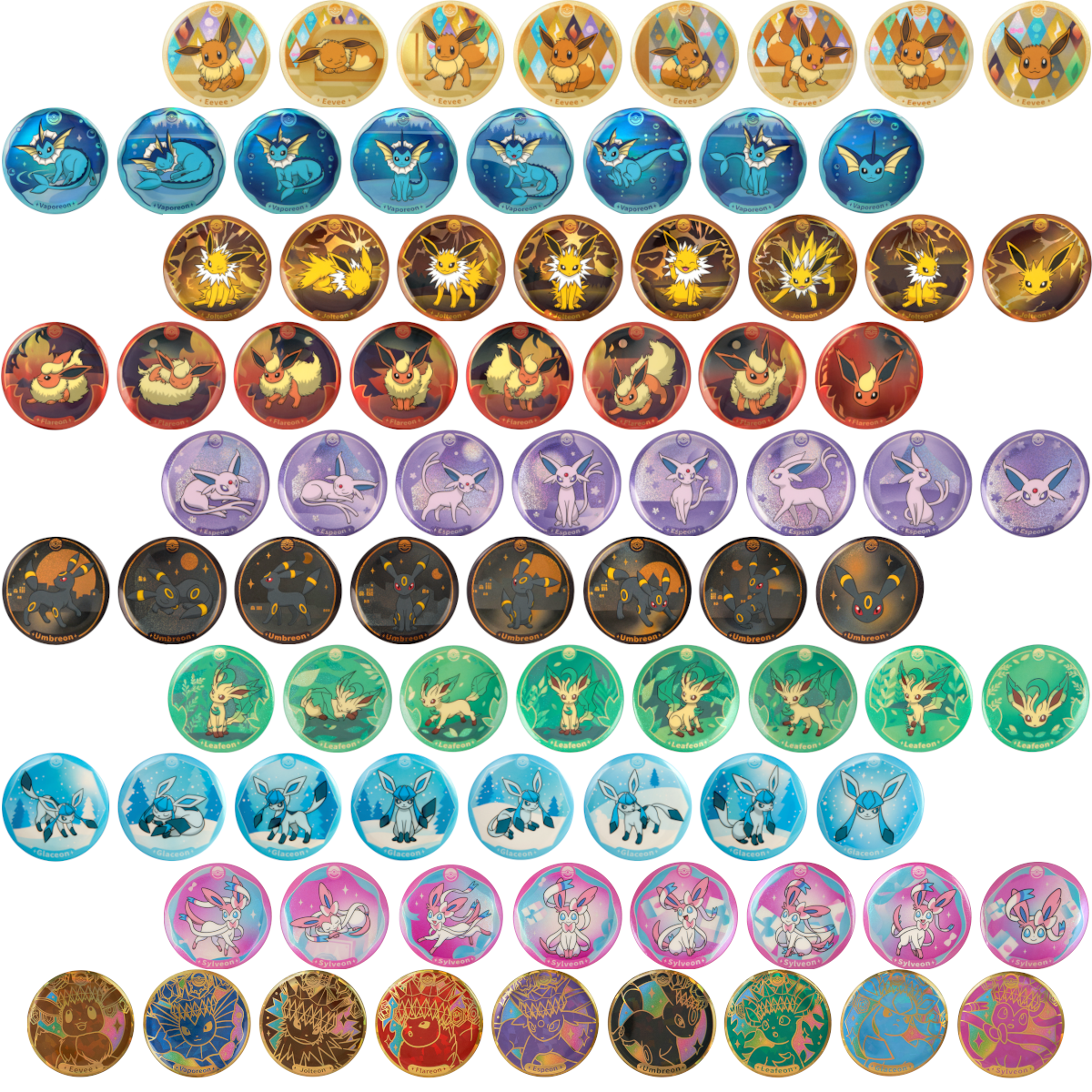 [CN] Pokémon Terastal Gathering CSV9.5C Pin Badge Set - BLIND - Simplified Chinese