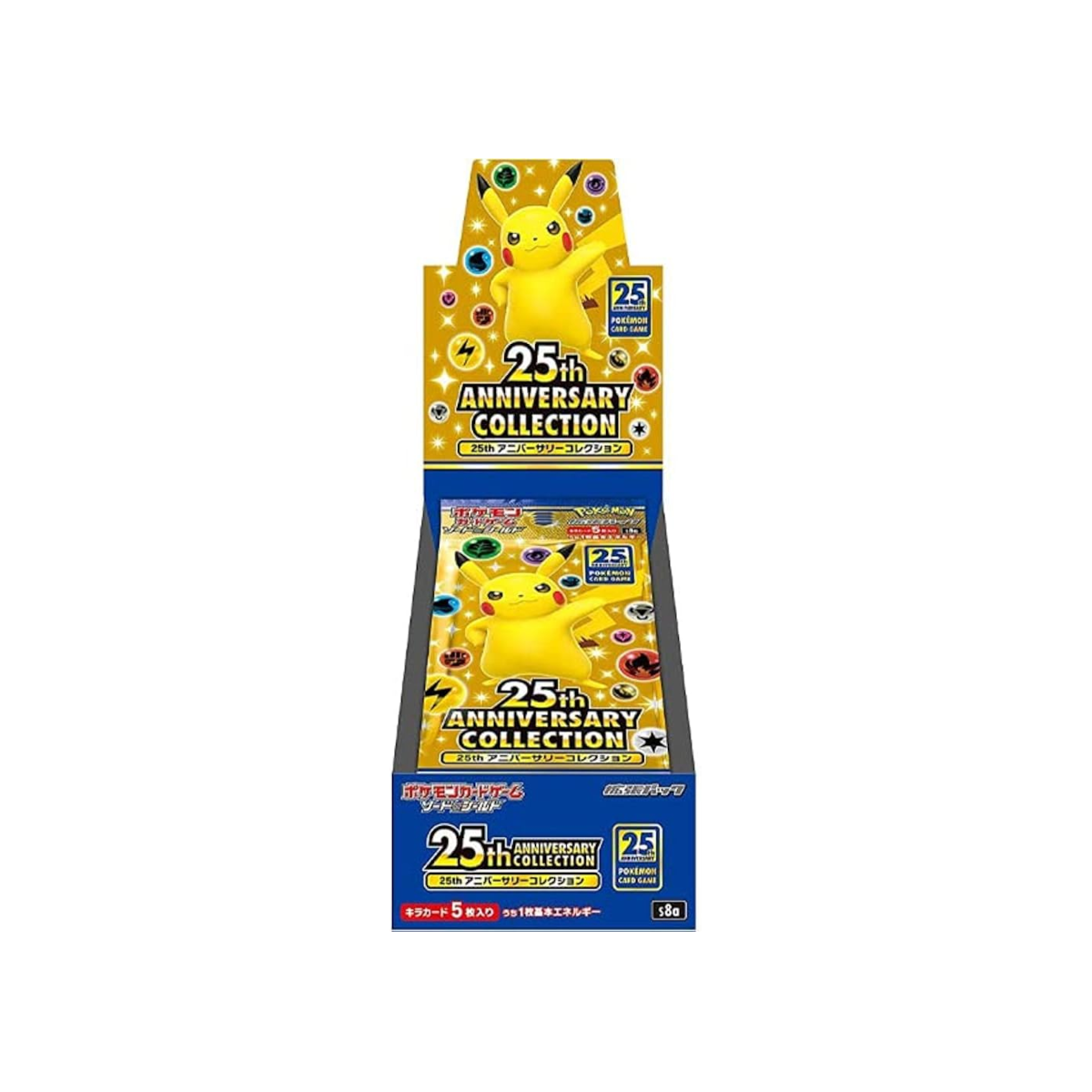 [JP] Pokemon 25th Anniversary Collection S8A Booster Box - Sword & Shield Series - Japanese