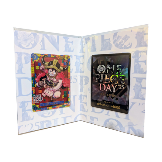 [JP] One Piece Day 2025 Promo Set - Monkey D. Luffy P-110 - Japanese
