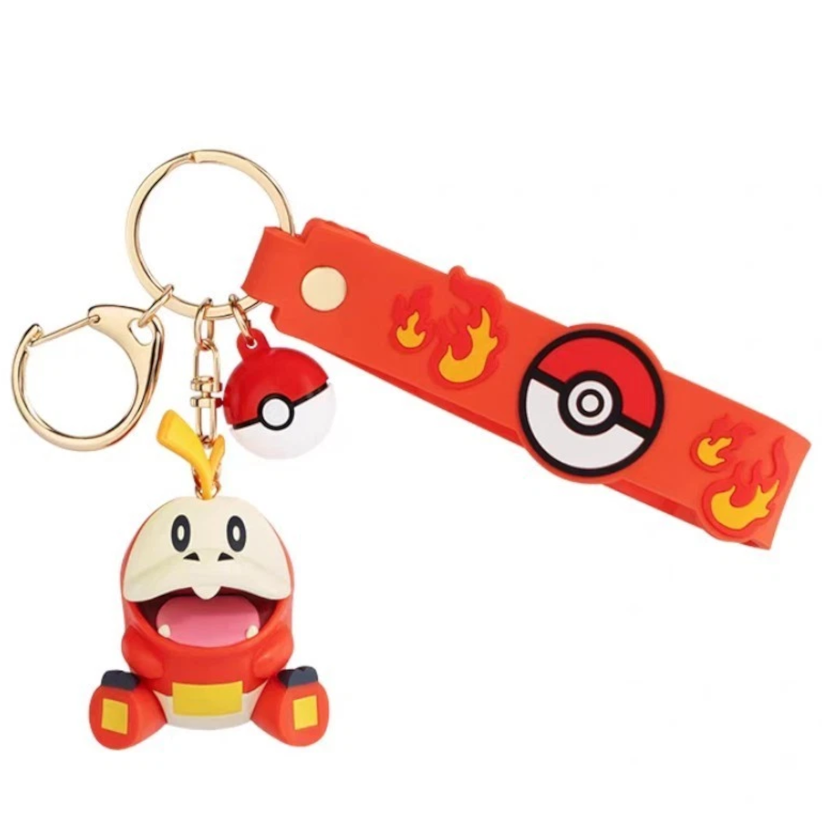 [CN] FUNISM Pokémon Vinyl Keychain Wrist Strap - Simplified Chinese