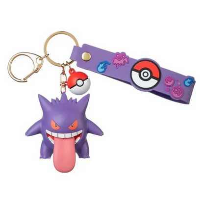 [CN] FUNISM Pokémon Vinyl Keychain Wrist Strap - Simplified Chinese