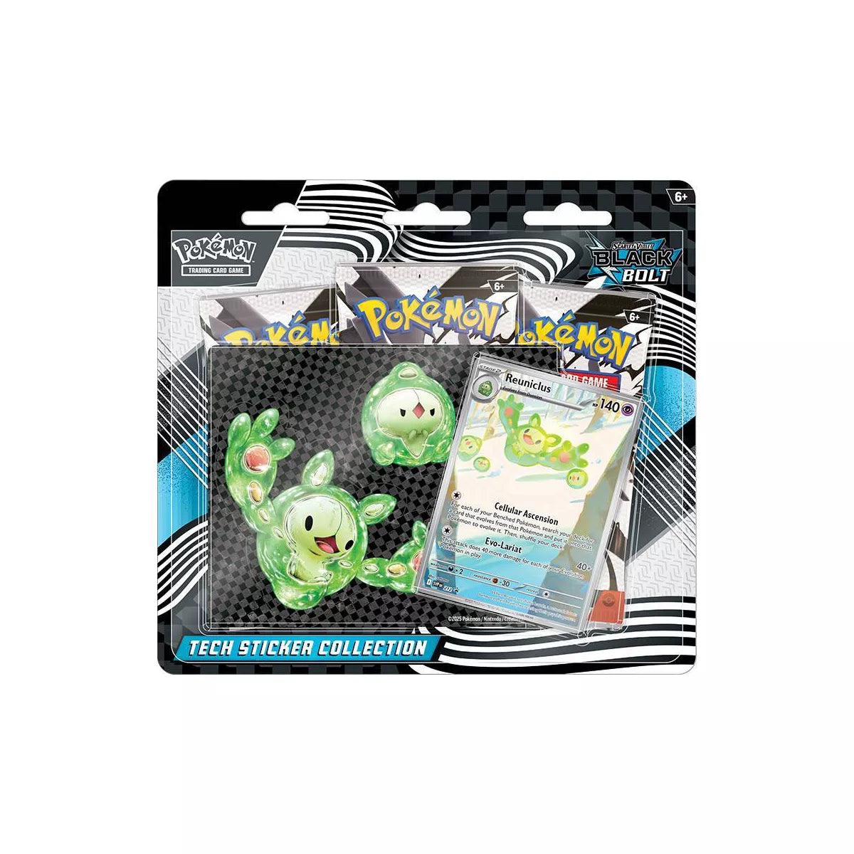 [EN] Pokémon Black Bolt SV10.5 Tech Sticker Collection - Scarlet & Violet Series - English