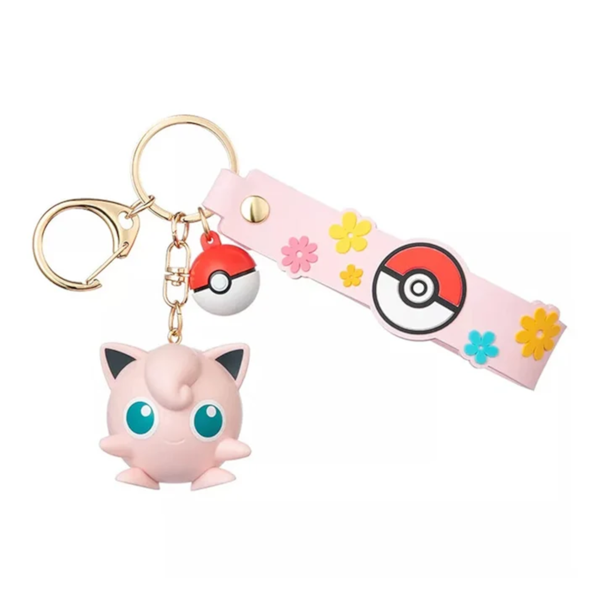 [CN] FUNISM Pokémon Vinyl Keychain Wrist Strap - Simplified Chinese