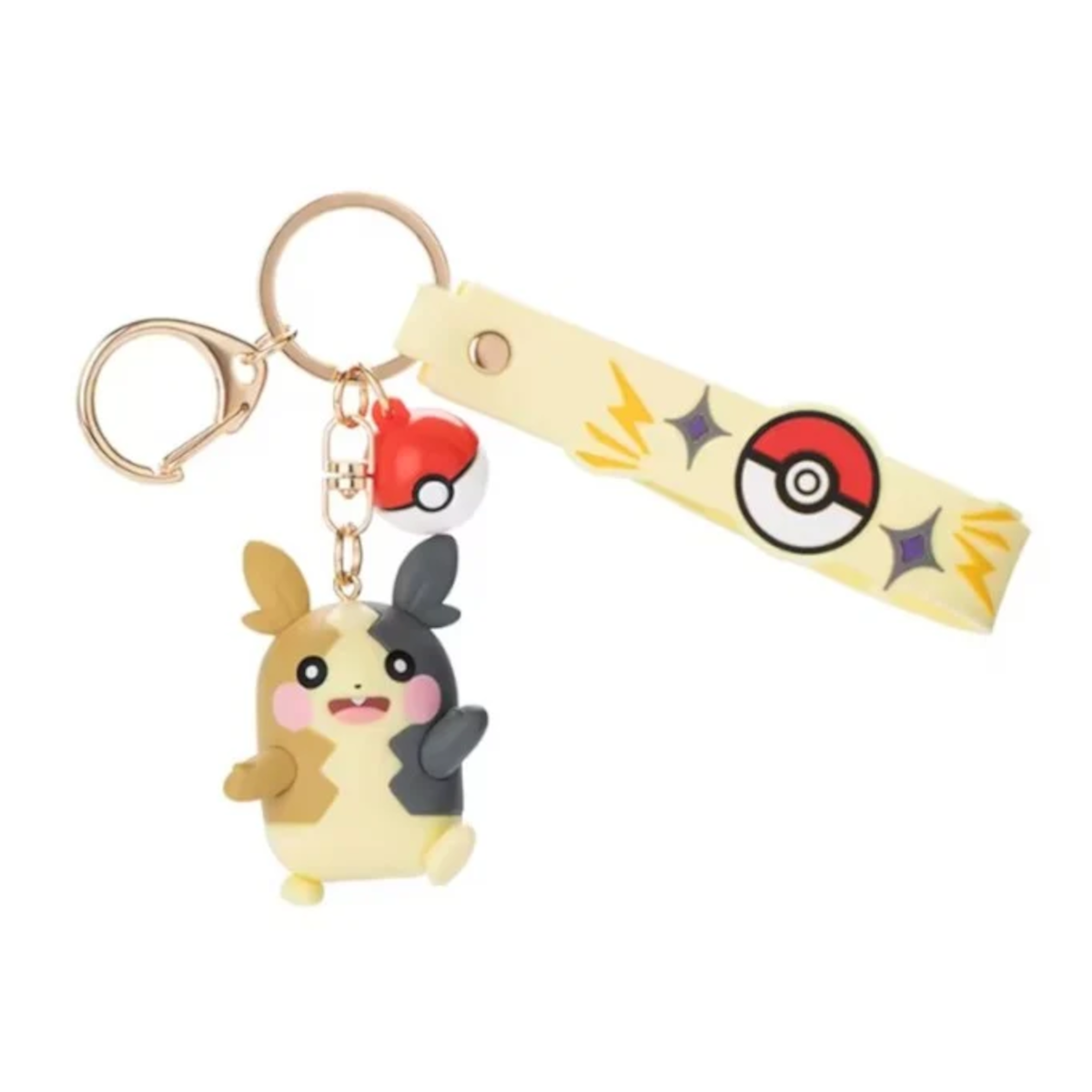 [CN] FUNISM Pokémon Vinyl Keychain Wrist Strap - Simplified Chinese