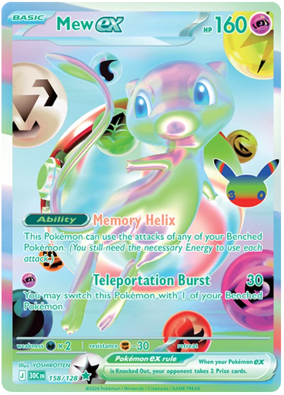 [EN] Pokémon 30th Celebration Booster Pack - Mega Series - English