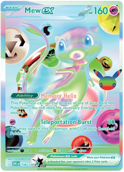 [EN] Pokémon 30th Celebration Booster Pack - Mega Series - English