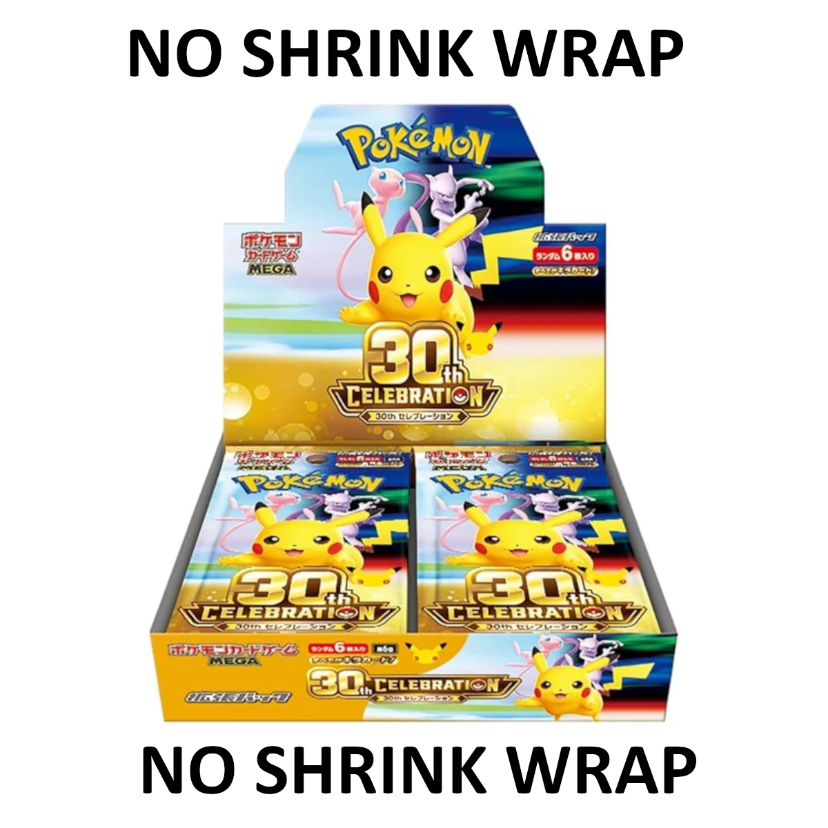 [JP] Pokemon 30th Celebration M6A Booster Box - Mega Series - Japanese