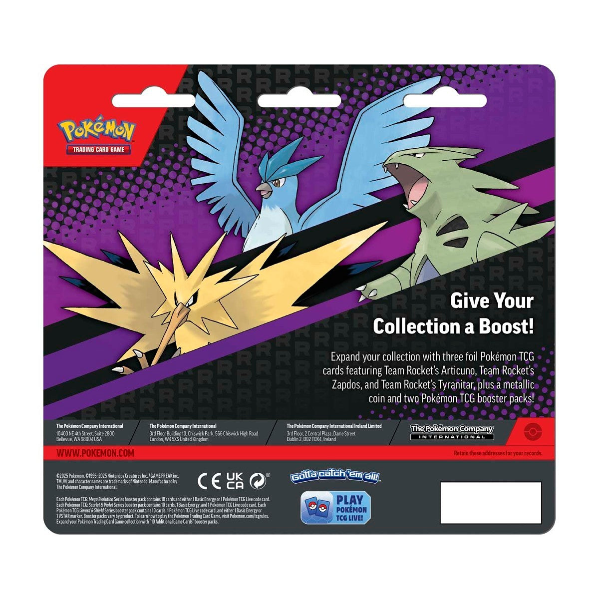 [EN] Pokemon Team Rocket's 2 Pack Blister  - Scarlet & Violet Series - English